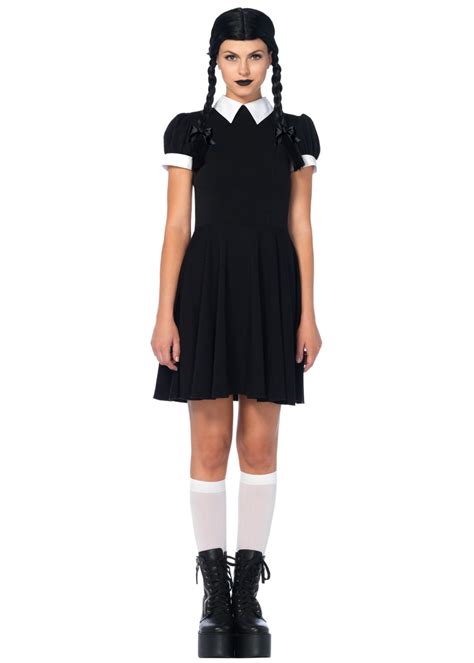 wednesday adams costumes|wednesday addams boots.